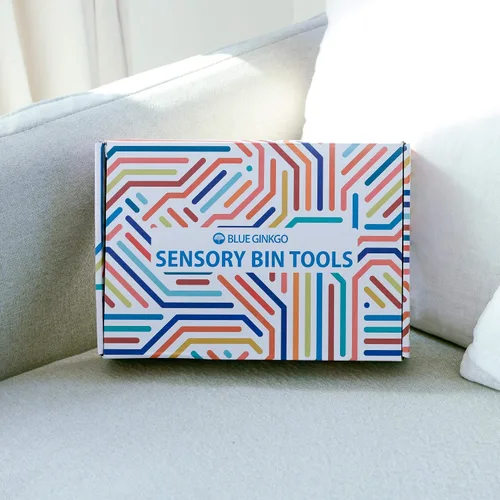 Miniatura 7 de Blue Ginkgo Montessori - Juego de herramientas sensoriales de aprendizaje de habilidades motoras finas para niños pequeños y niños, juego