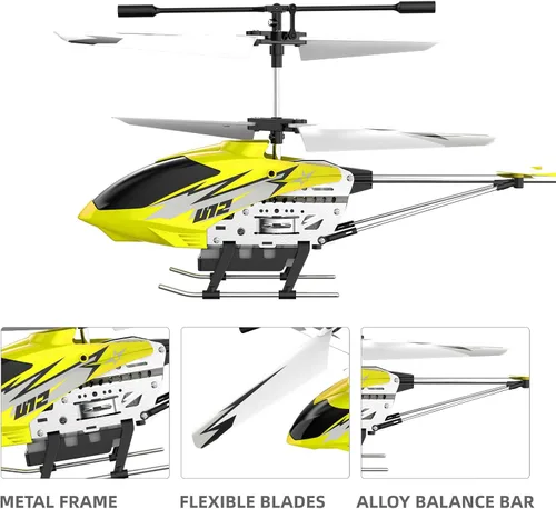 Miniatura 6 de Cheerwing Helicóptero de control remoto U12 con retención de altitud, mini helicóptero RC para adultos y niños, una tecla de despegue/aterrizaje y 2
