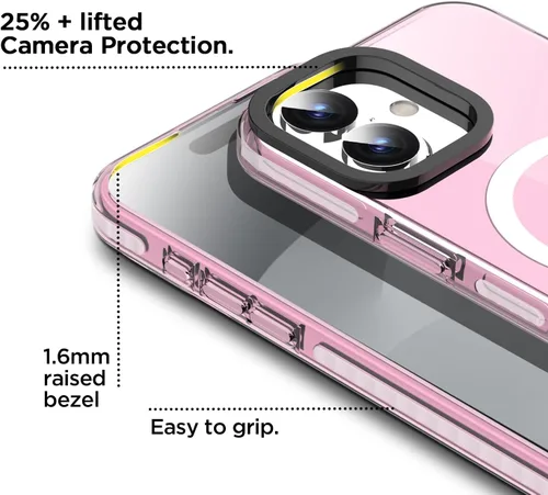 Miniatura 140 de AICase Funda protectora para iPhone 16 compatible con iPhone 16, delgada, ligera, transparente [no amarillenta] Diseño vibrante