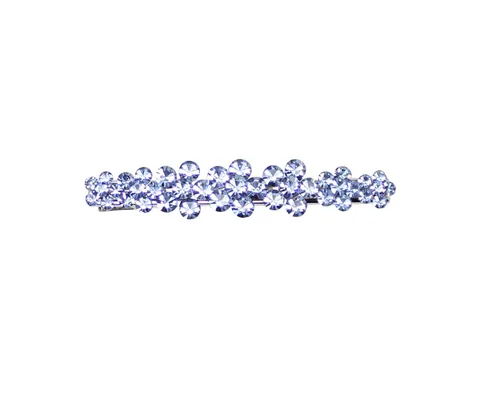Miniatura 12 de Faship Preciosa pinza para el pelo de cocodrilo con diseño floral de cristal AB