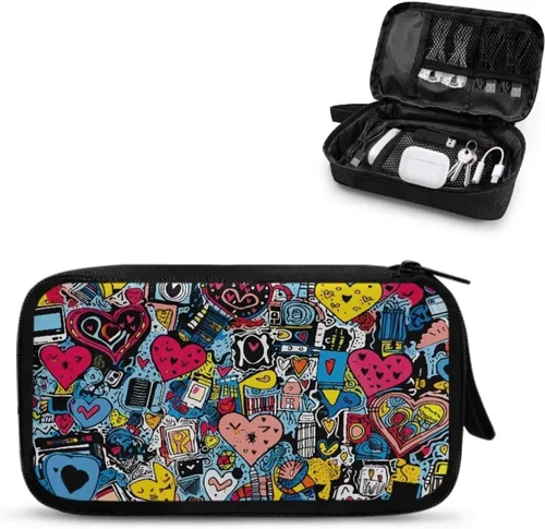 Miniatura 36 de Organizador electrónico de playa Bolsa de accesorios de tecnología Accesorios electrónicos Estuche de transporte Bolsa de almacenamiento para cable