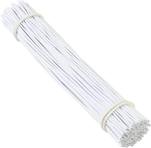 Miniatura 8 de Tangyinrd 200 piezas de 6 pulgadas de amarre de jardín, amarres de torsión redondos de plástico para plantas, vides y cordones de envoltura