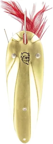 Miniatura 9 de Dardevle Dardevlet Weedless Brass Back 3/4 oz Fishing Spoons