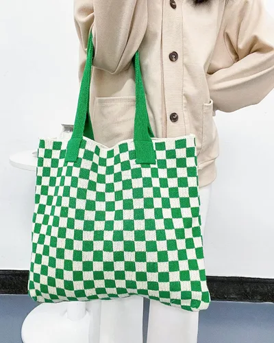 Miniatura 45 de Bolsas de ganchillo para mujer, bolsa de mano de playa de verano, bolsa de hombro de gran capacidad, bolsa de hobo estética, bolsa de punto, bolsa