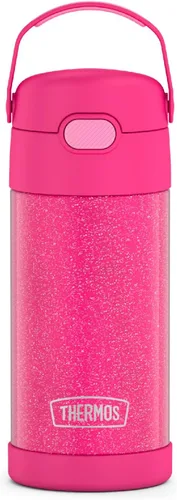 Miniatura 48 de THERMOS FUNTAINER - Botella de acero inoxidable con aislamiento al vacío y sorbete, capacidad de 12 onzas, para niños, azul Azul marino