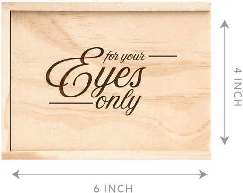 Miniatura 3 de Koyal Wholesale Caja de recuerdo grabada para álbum de fotos de boudoir solo para tus ojos, regalo de despedida de soltera para novia futura boda