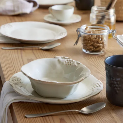 Miniatura 5 de Casafina Taza de cerámica de cerámica de 10 onzas, colección Madeira Harvest, negro mate, apto para microondas y lavavajillas, acristalamiento
