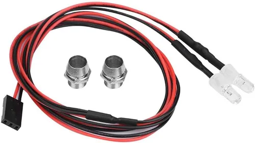 Miniatura 5 de Luces LED RC, faros delanteros de 0.197 in, accesorios de luces LED para vehículo de automóvil de deriva modelo 1/10 (luz azul)