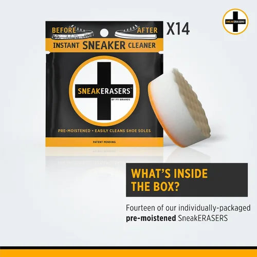 Miniatura 2 de SneakERASERS Instant Sneaker Cleaner Sponge, Effective Shoe Cleaning for White Sneakers, Tennis Shoes