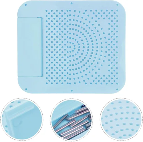 Miniatura 9 de EXCEART 1 juego de tablero de papel Quilling Tablero de tejer Quilling Tabla de cuadrícula Junta de descascarillado con alfileres Herramienta