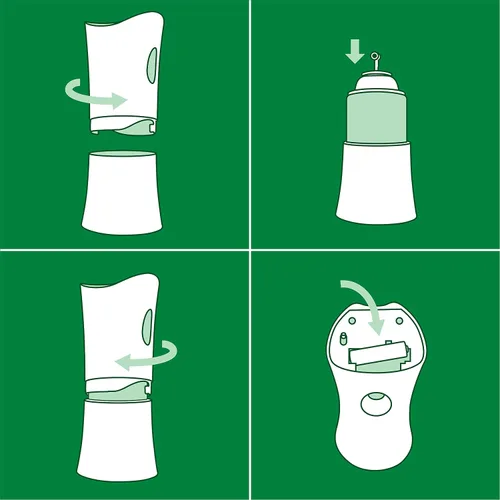 Miniatura 6 de Air Wick Life Scents - Ambientador automático en aerosol, delicias de verano con flores blancas, aroma a melón y vainilla, 6.17 onzas (paquete de 3)