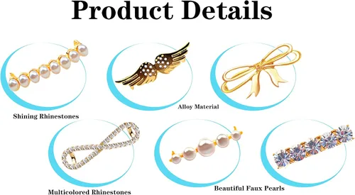 Miniatura 5 de 24 piezas de cordones de zapatos decorativos con diamantes de imitación de perlas de imitación accesorio de moda regalo para zapatos deportivos