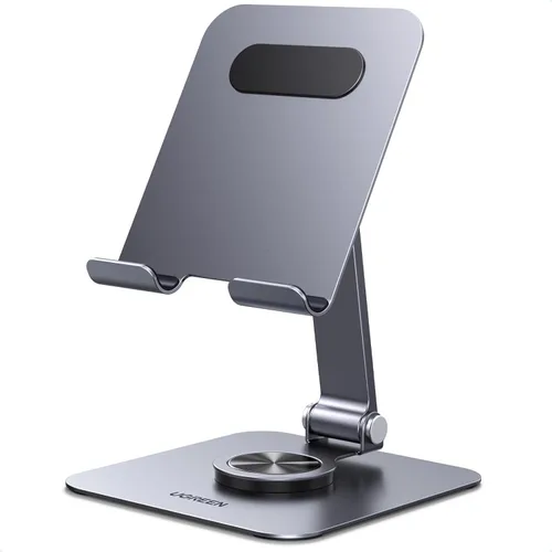 Miniatura 9 de UGREEN Soporte para tablet para escritorio con base giratoria de 360°, soporte de aluminio ajustable de múltiples ángulos, accesorios para el hogar