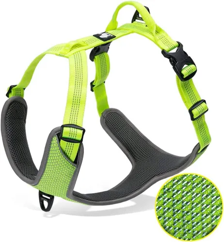 Miniatura 9 de WINHYEPET True Love TLH6071 - Arnés reflectante para perros pequeños, medianos y grandes, chaleco para mascotas, ajuste rápido, ajustable