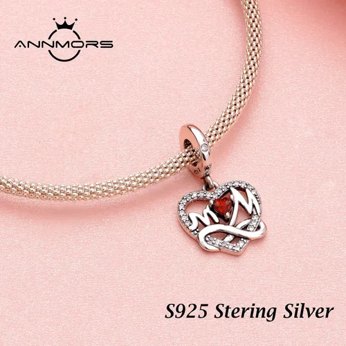 Miniatura 2 de Annmors Charms for Bracelets Family Animal Safety Chains Nature Dangle for Women Bracelets & Necklace Pendant