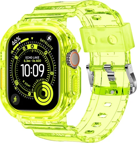 Miniatura 74 de XYF Compatible con correas cristalinas para Apple Watch de 1.929 in, 1.811 in, 1.772 in, 1.732 in, 1.654 in, 1.614 in, 1.575 in, 1.496 in, funda