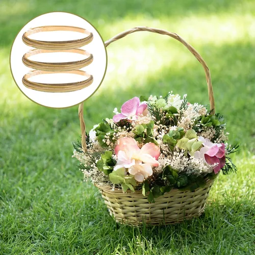 Miniatura 7 de EXCEART Tiras 3 rollos de caña plana ancha fina caña de bambú natural Bobina plana para cesta de tejer suministros de caña de ratán correas DIY Verde