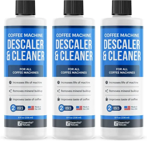 Miniatura 11 de Essential Values Solución Descalcificadora (8 fl oz / 236 ml) – Limpiador de Cafetera para Nespresso, Keurig, Breville y Más – Funciona en Todas
