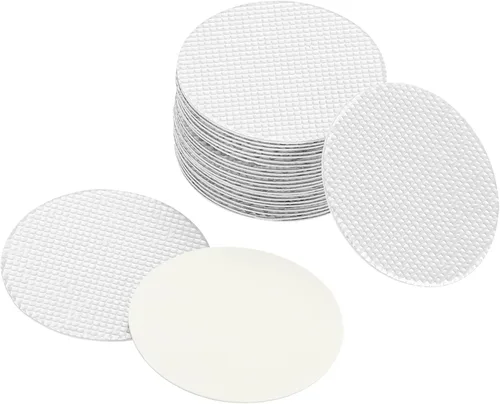 Miniatura 7 de PATIKIL Revestimiento de tapa de papel de aluminio de 3.32 pulgadas, 150 piezas resistentes a la inducción de manipulaciones selladoras térmicas