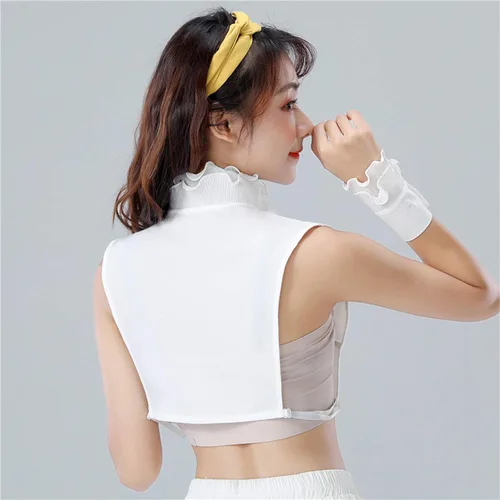 Miniatura 2 de SUZALA Women Half Shirt for Blouse, Dickey Collar False Fake Collars for Sweater Coat