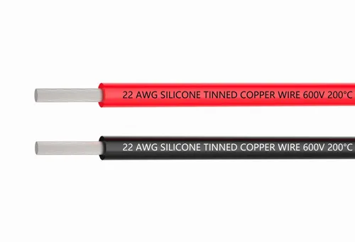 Miniatura 9 de TUOFENG Cable eléctrico de silicona de 22 AWG de 30 pies [15 pies negro y 15 pies rojo] 2 conductores de alambre paralelo cables de cobre estañado