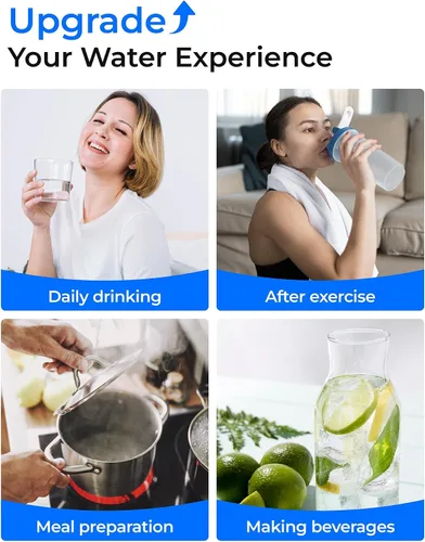 Miniatura 8 de Waterdrop Filtro G5P500-CF, repuesto para sistema de ósmosis inversa Waterdrop G5P500 para debajo del fregadero, 6 meses de vida útil