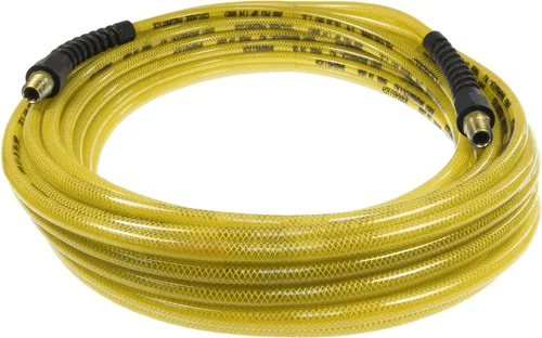 Miniatura 13 de Coilhose Pneumatics PFE40254T Flexeel Manguera de aire reforzada de poliuretano, diámetro interno de 0.25 pulgadas, longitud de 25 pies con (2)