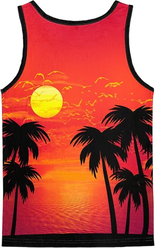 Miniatura 2 de Asylvain Camisetas sin mangas 3D para hombres y mujeres, diseño genial, camisetas sin mangas, camisetas de verano