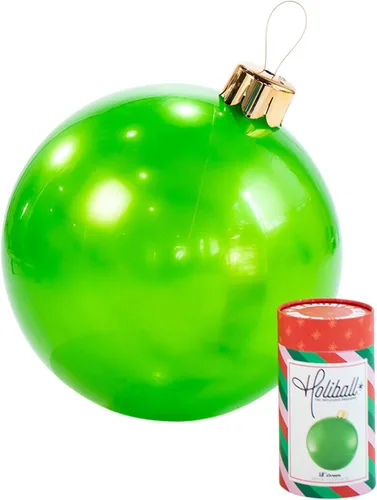 Miniatura 21 de Ornamento Navideño Inflable Holiball – Decoración Definitiva para Interior/Exterior – Reutilizable y Fácil de Almacenar – para Bodas, Fiestas, Plata