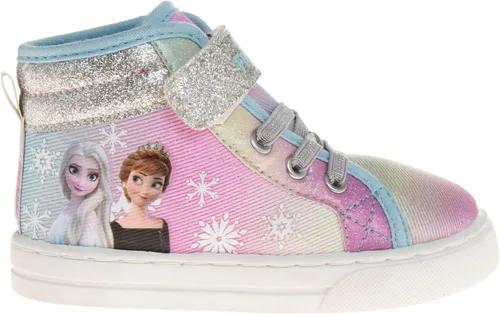 Miniatura 2 de Disney Frozen - Zapatos deportivos para niñas - Tenis de caña alta para niñas - Zapatos de princesa Ana y Elsa - Personajes de lona casuales sin