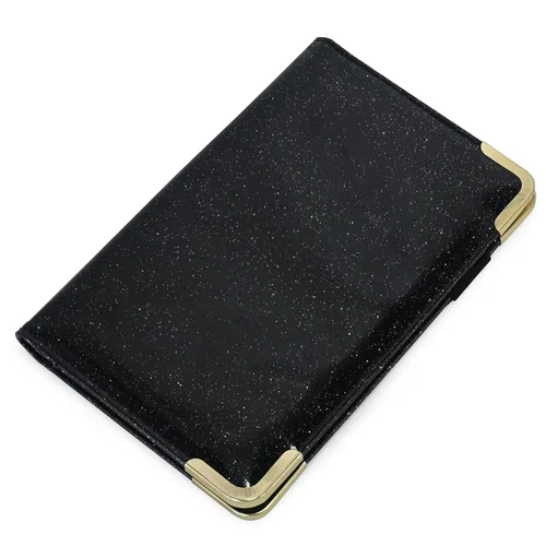 DGBDPACK Libreta de servidor - Libretas de servidor para camarera con bolsillo con cremallera, 6 compartimentos, cartera organizadora de dinero de