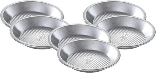 Miniatura 9 de USA Pan Bakeware Acero aluminizado Bandeja para tarta comercial, juego de 2, plateado
