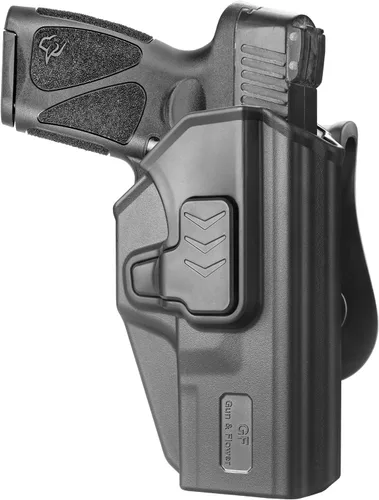 Funda Taurus G3, funda de polímero OWB compatible con Taurus G3, funda de transporte abierta para cintura exterior, sistema de liberación de dedos