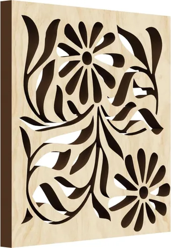 Miniatura 36 de Barryton - Paneles decorativos de madera con calado, extra pequeños, 7 3/8 pulgadas de ancho x 7 3/8 pulgadas de alto x 1/4 pulgadas de alto, roble