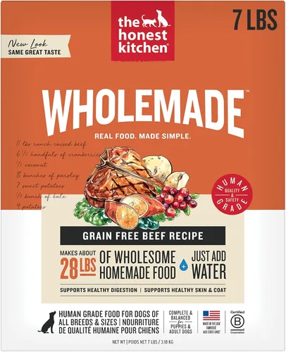 Miniatura 19 de The Honest Kitchen Human Grade Wholemade™ Comida deshidratada para perros sin granos de pollo grado humano - Comida completa y equilibrada