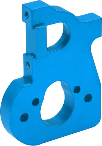 Miniatura 6 de Soporte de montaje de motor de metal y soporte de batería compatible con Wltoys 144001 144002 124016 124017 124019 124018 RC Car (azul)