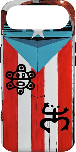 Miniatura 27 de Funda con diseño de bandera de Puerto Rico Coqui Sun Taíno, Boricua Pride Cover Case para iPhone 17