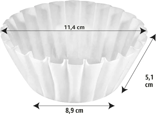 Miniatura 3 de Amazon Basics Filtros de café para cafeteras de 1 a 4 tazas, color blanco, 200