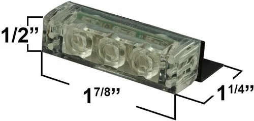 Miniatura 4 de DIYAH Luces estroboscópicas de advertencia de peligro de emergencia LED de alta intensidad LED de alta intensidad para parabrisas de tablero