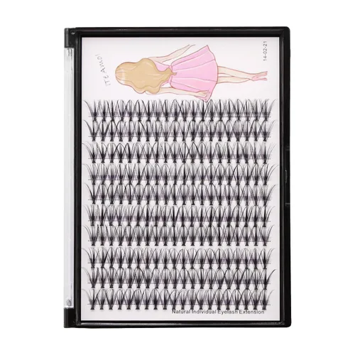 Miniatura 8 de Pestañas postizas individuales de 0.07 a 0.86 pulgadas a elegir 20D/40D/60D/80D/100D, grosor de 0.003 in, rizo D, extensiones de pestañas de ojos 3D