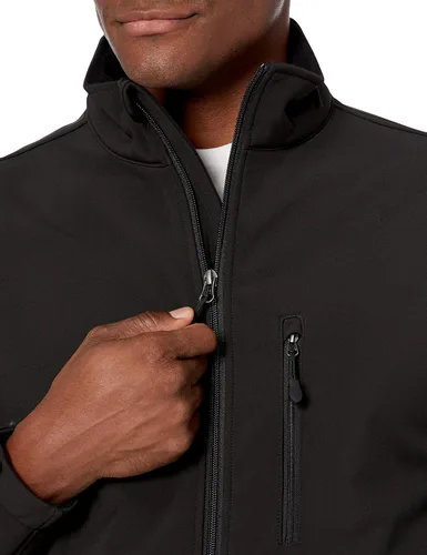 Miniatura 4 de Tienda Essentials Chaqueta Softshell resistente al agua para hombre grande y alto