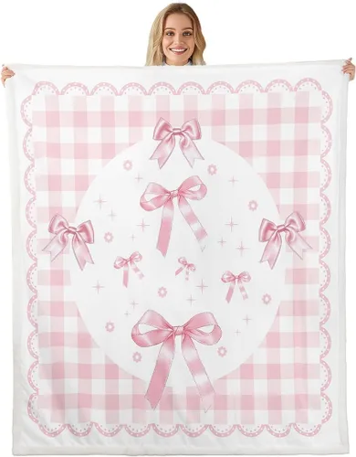 Miniatura 20 de Manta de cama con estampado de corazones de lazo, manta de felpa de grafiti dibujada a mano para decoración rústica del hogar, manta de franela