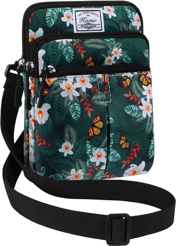 Miniatura 12 de Kamo Bolso Multifuncional para Teléfono de Un Solo Hombro, Bolso de Cintura para Teléfono, Bolso Diagonal Cruzado, Estuche para Teléfono Inteligente