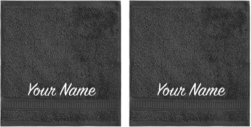 Miniatura 65 de Toallas de baño personalizadas para baño, hotel, spa, piscina, dormitorio universitario, súper suaves, altamente absorbentes, algodón turco Blanco