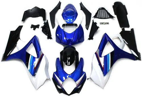 Miniatura 243 de Kit de carenado de inyección azul, negro y blanco para Suzuki GSXR600 GSX750 2006 2007 GSXR 600 GSX-R750 06 07 ABS Carenado de plástico completo