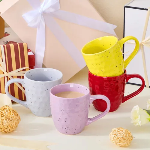 Miniatura 4 de Juego de tazas de café de 6,14 onzas de cerámica grandes con asas, café, ensalada, fideos, etc. tazas para café con leche de cereales