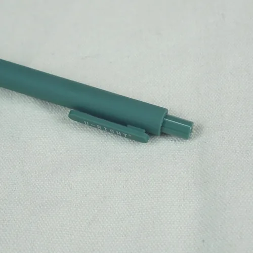 Miniatura 4 de U-RIGHT 12 piezas de bolígrafos de tinta de gel, tinta negra de 0.5 mm, punta fina, escritura suave, bolígrafos bonitos para oficina y escuela Verde
