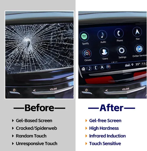 Miniatura 3 de Reemplazo de pantalla táctil CUE para Cadillac 2013-2017 ATS CTS ELR ESCALADE SRX XTS sin gel reemplaza pantallas + herramientas gratuitas