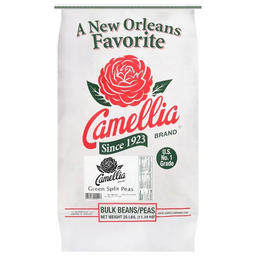 Miniatura 12 de Camellia Brand Guisantes verdes secos divididos – Guisantes partidos de alta calidad sin OMG para sopa abundante de guisantes partidos, guisos