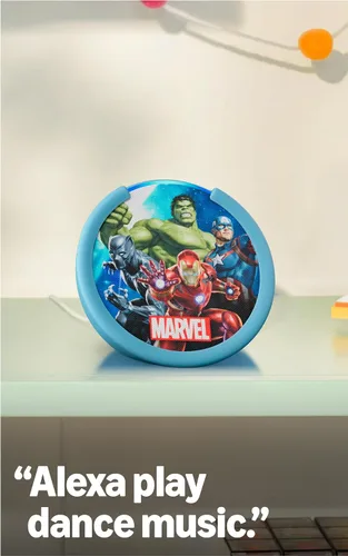 Miniatura 4 de Amazon Echo Pop Kids (modelo más reciente), Disfruta audiolibros apropiados para su edad, juegos interactivos y experiencias Alexa+ para crear